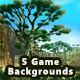 5 Platformer Forest Game Backgrounds - Parallax & Stackable - GraphicRiver Item for Sale