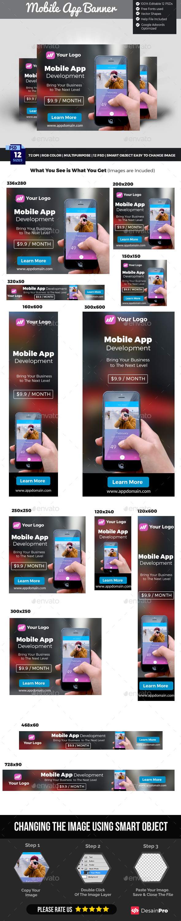 Apple Banners Ad Templates From Graphicriver