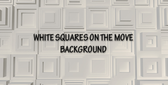 White Squares On The Move Background