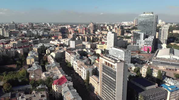 Kyiv, Ukraine. City View. Aerial Landscape