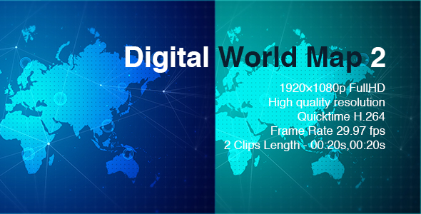 Digital World Map 2