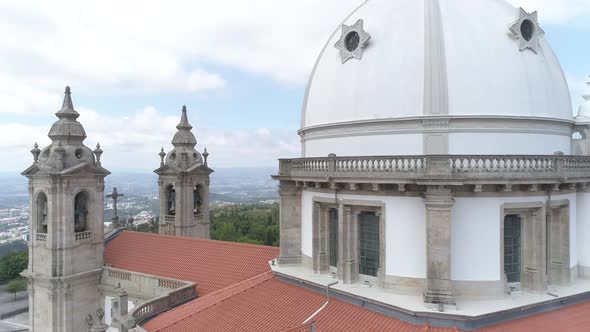 Dome of Sanctuary of Sameiro. Braga, Portugal
