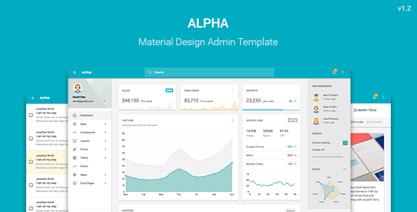 Alpha - Material Design Admin Template