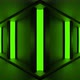 Loop Neon Green Columns - VideoHive Item for Sale