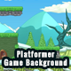 2D Platformer Mountain Game Background with Tile Sets & Objects - GraphicRiver Item for Sale