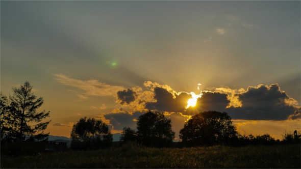 Sunset With Clouds