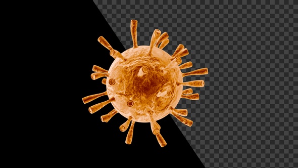 Coronavirus Microscope View Covid 19 V8