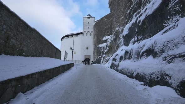 Alley leading to Hohensalzburg Fortress