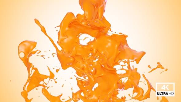 Fresh Orange Juice Jet Stream Splash V5 alt