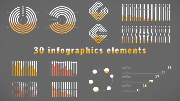 30 Infographics Elements