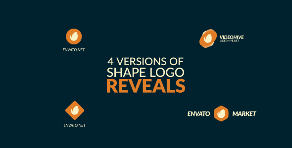 4 Shape Logo Reveals