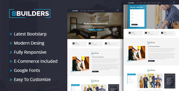 BBUILDERS - Construction and Plumber HTML5 Template