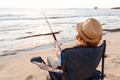 Teenage boy fishing at sea - PhotoDune Item for Sale
