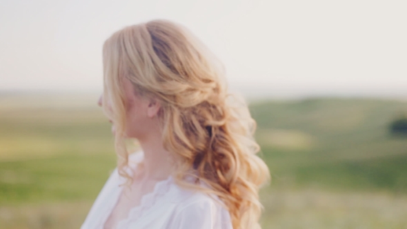 Portrait Of a Woman In a Field