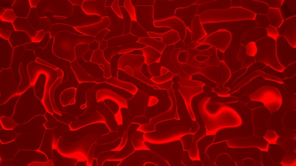 Red Neon Liquid Animated Background