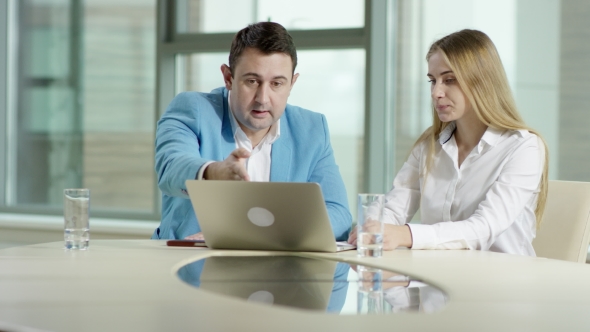 Boss Shouting At Employee