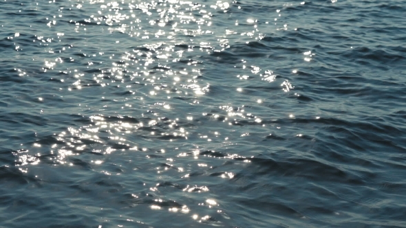 Sun Reflection On Sea Surface