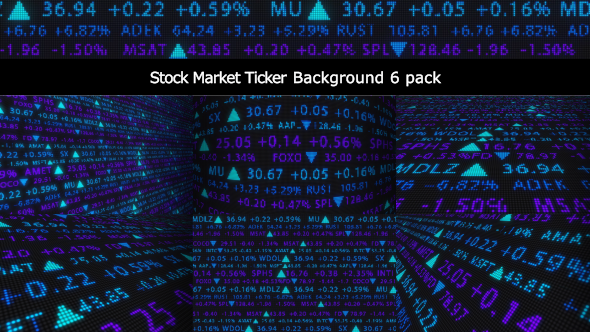 Stock Market Ticker-6 Pack