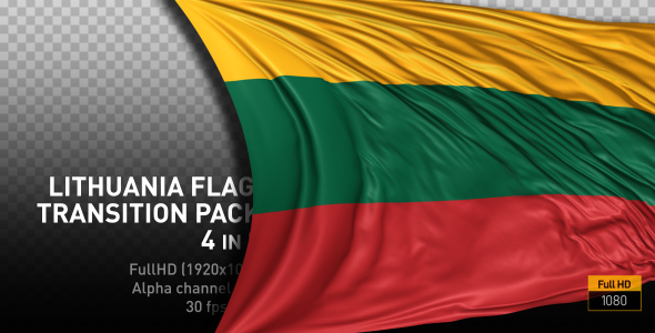 Lithuania Flag Transitions
