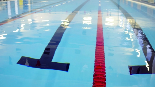 Swimming Pool With Blue Water