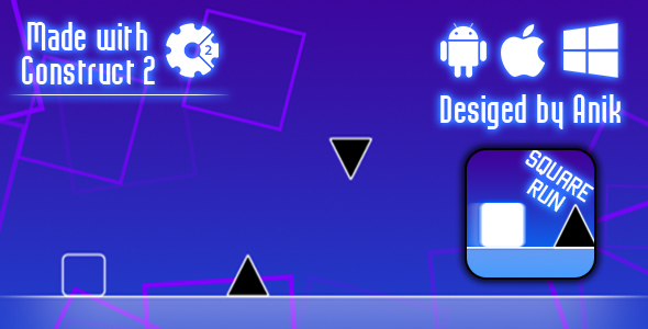 Square Run - Gra HTML5 (CAPX)