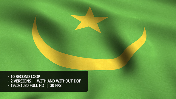 Mauritania Flag Background