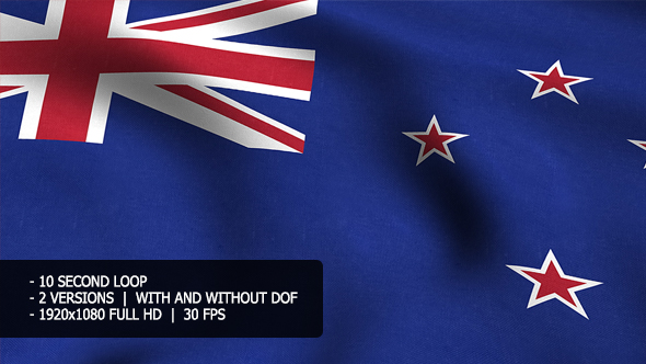 New Zealand Flag Background