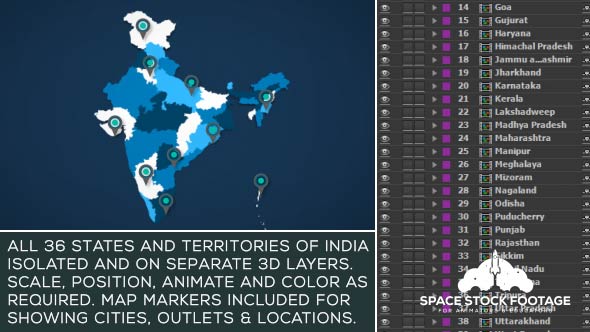 India Map Kit