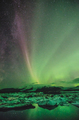 Northern lights over the ice lagoon, Iceland - PhotoDune Item for Sale