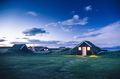 traditional Iceland dwelling in the night - PhotoDune Item for Sale