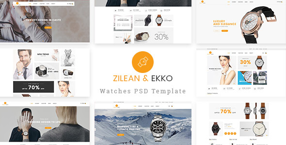 St Luxury Watch PSD Template