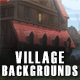 5 Village 2D Game Backgrounds - Parallax and Stackable - GraphicRiver Item for Sale