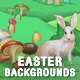 5 Easter Video Game Backgrounds - Parallax and Tileable - GraphicRiver Item for Sale