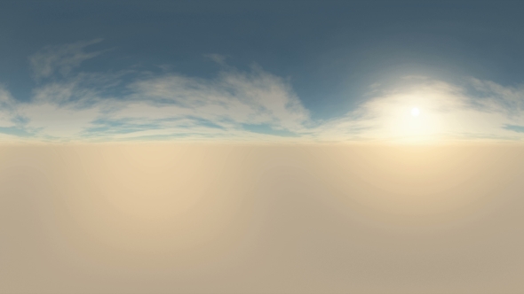 360 Degree Panoramic Sky And Clouds
