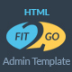 Fit2Go - Beautiful Gym Fitness Admin Template - ThemeForest Item for Sale