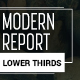 Modern Report Lower Thirds - VideoHive Item for Sale