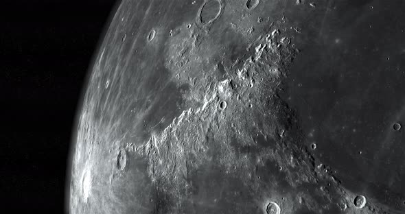 Montes Apenninus in the Moon