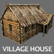 Wooden Village House - 3DOcean Item for Sale