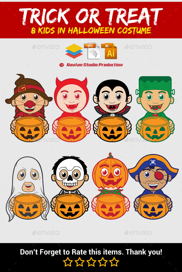 Kids in Halloween Costume