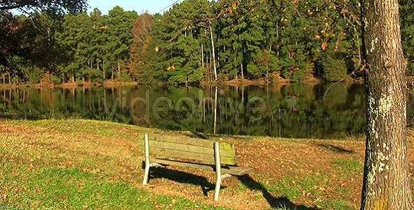 Nature HD | Bench by Beautiful Lake