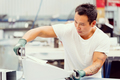 Asian worker in production plant on the factory floor - PhotoDune Item for Sale
