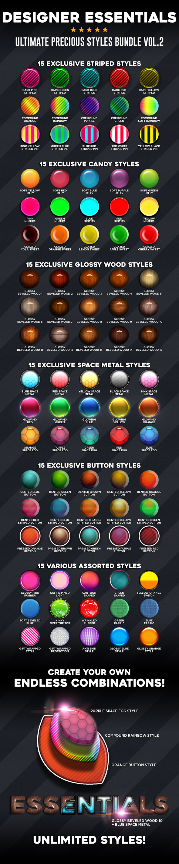 Designer Essentials Ultimate Precious Styles Bundle Vol.2