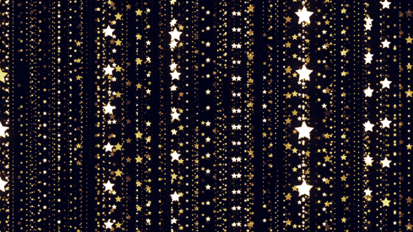 Moving Through  Sparkling Star Particles