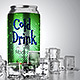 5x Can MockUp Ice - GraphicRiver Item for Sale