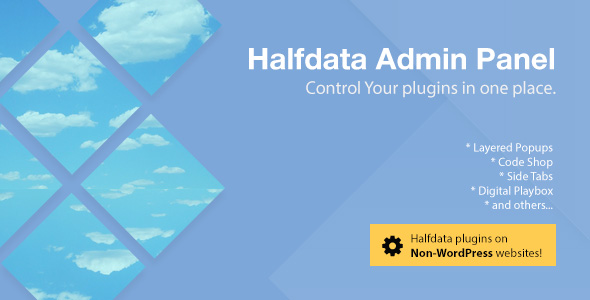 Halfdata Admin Panel