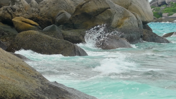 Turquoise Rolling Wave