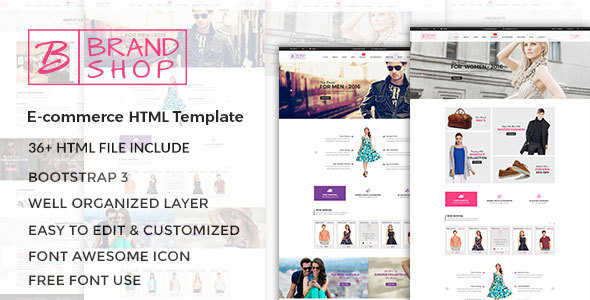 Brandshop - Fashion HTML Template