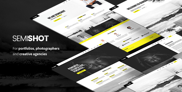Semishot - Creative WordPress Theme for Portfolios, Photographers and Agencies