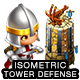 Isometric Tower Defense Game Kit 2 of 3 w character sprites & more - GraphicRiver Item for Sale