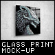 Glass Poster / Canvas Mockup - GraphicRiver Item for Sale